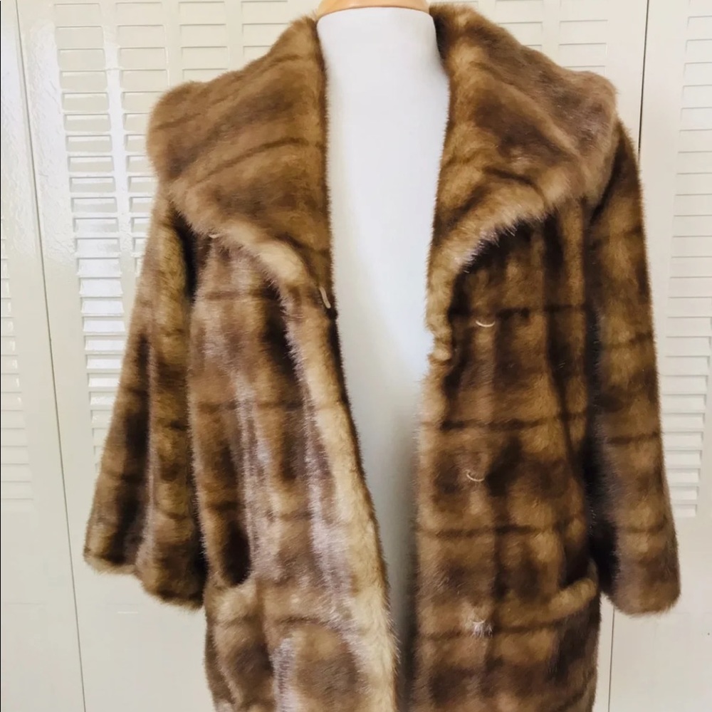 LuXe Rachel Zoe Faux Fur Coat  - Size M
